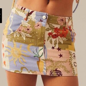Peppermayo - Giddy Up Denim Mini Skirt
